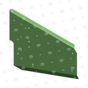 Schwadklappe, links Krone