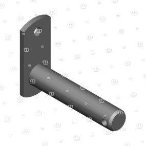 Bolzen Rd.30X130 Krone