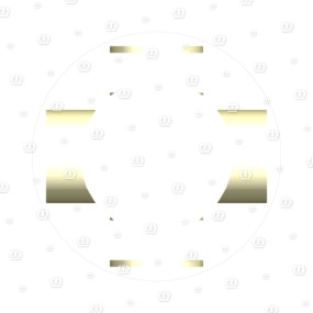 Doppelkreuzgel.m.flansch Krone