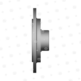 Lagerplatte Rd.130X34 Krone
