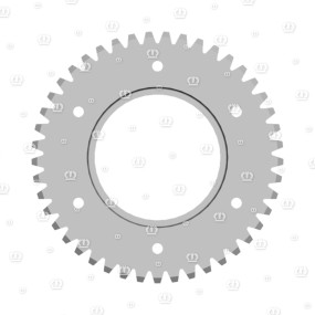 Stirnrad Z=45 Krone