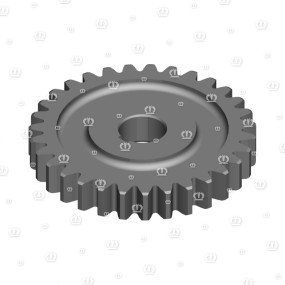 Stirnrad M=5 Z=31 W.-Durchm. 35 Mm Krone