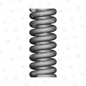 Druckfeder 5 X 18 X 62 Krone