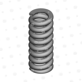 Druckfeder 5 X 18 X 62 Krone