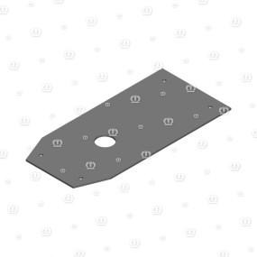 Gummiplatte Krone 2676810