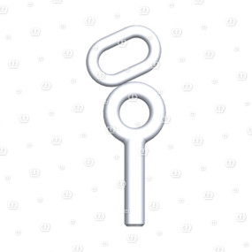 Doppeloesenschraube M 8X30 Krone
