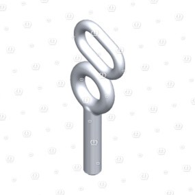 Doppeloesenschraube M 8X30 Krone