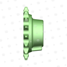Kettenrad 17 Z. 3/4″ 35 B. Krone
