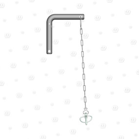 Steckbolzen Kette Krone