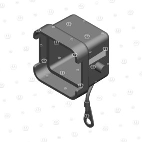 Blindkappe Bu/St Silber Krone