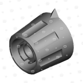 Drehknopf Krone
