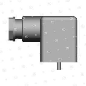 Stecker 4-P Bu Schwarz Krone