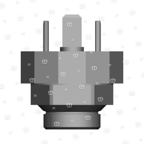 Stecker 3-P St Schwarz Krone