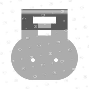 Blindstecker 2-P Bu Schwarz Krone