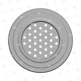 Stecker 31-P Bu Schwarz Krone