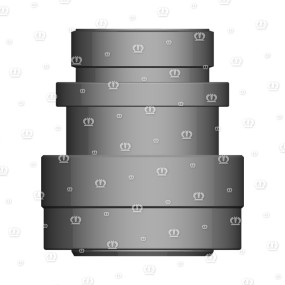 Stecker 31-P Bu Schwarz Krone