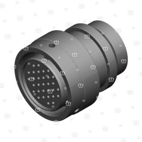 Stecker 31-P Bu Schwarz Krone
