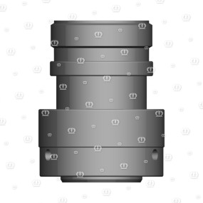 Stecker 14-P Bu Schwarz Krone