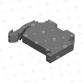 Endklammer Schraublos Grau 6Mm Breit Krone 3037420