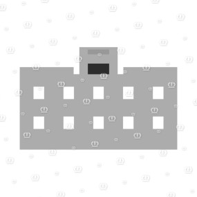 Stecker 10-P Bu Transp. Krone