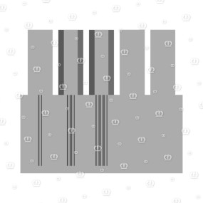 Stecker 10-P Bu Transp. Krone