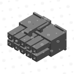 Stecker 10-P Bu Transp. Krone