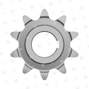 Kettenrad 10 Z. 11/2″ 50B. Krone