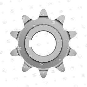 Kettenrad 10 Z. 11/2″ 50B. Krone