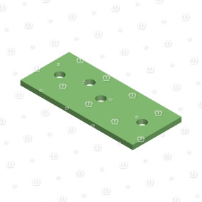 Platte 150X65X6 Krone 3343022