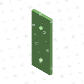 Halteplatte Krone