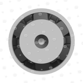 Ausgangswelle 1 3/8″ Z=6 Krone