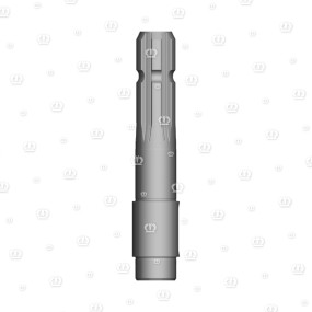 Ausgangswelle 1 3/8″ Z=6 Krone