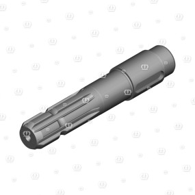Ausgangswelle 1 3/8″ Z=6 Krone