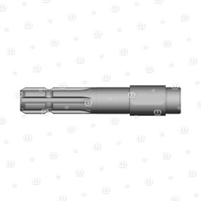 Ausgangswelle 1 3/8″ Z=6 Krone