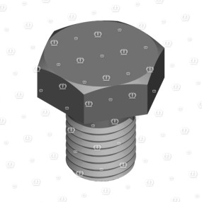 6Kt-Schraube M8 X 10 Krone 9021380