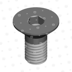 Senkschraube I-6Kt M12X25 08.8 Krone 9040081