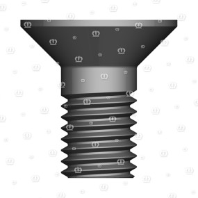 Senkschraube I-6Kt M12X25 08.8 Krone