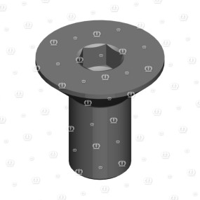 Senkschraube I-6Kt M12X25 08.8 Krone