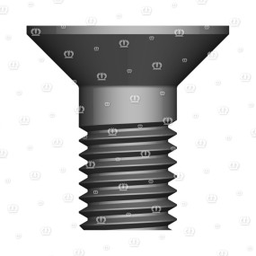 Senkschraube I-6Kt M12X25 08.8 Krone