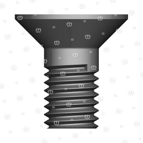 Senkschraube I-6Kt M12X25 08.8 Krone