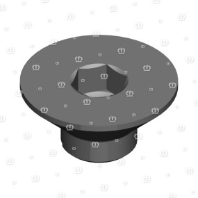 Senkschraube In-6Kt M12X12 Krone 9040600
