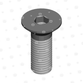 Senkschraube I-6Kt M16X45 Zn8 08.8 Krone 9040940
