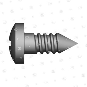 Linsen- Blechschraube 6,3×16 Krone