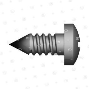 Linsen- Blechschraube 6,3×16 Krone