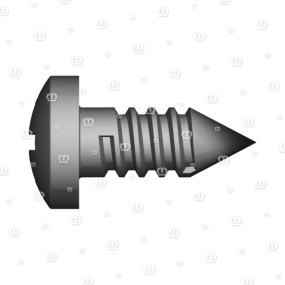 Linsen- Blechschraube 6,3×16 Krone