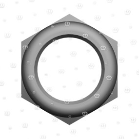 Sicherungsmutter Niedr.form M16X1,5 Zn8 Krone