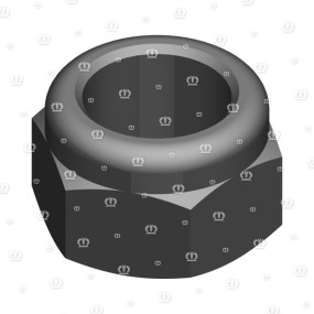 Sicherungsmutter Niedr.form M16X1,5 Zn8 Krone
