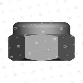 Sicherungsmutter Niedr.form M16X1,5 Zn8 Krone