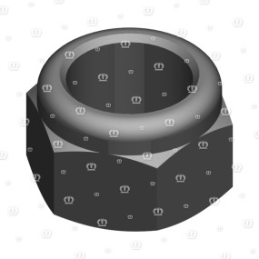 Sicherungsmutter Niedr.form M22 Zn8 Krone 9087240