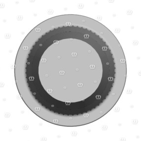 Riffelbolzen M18X1,5×52 Krone